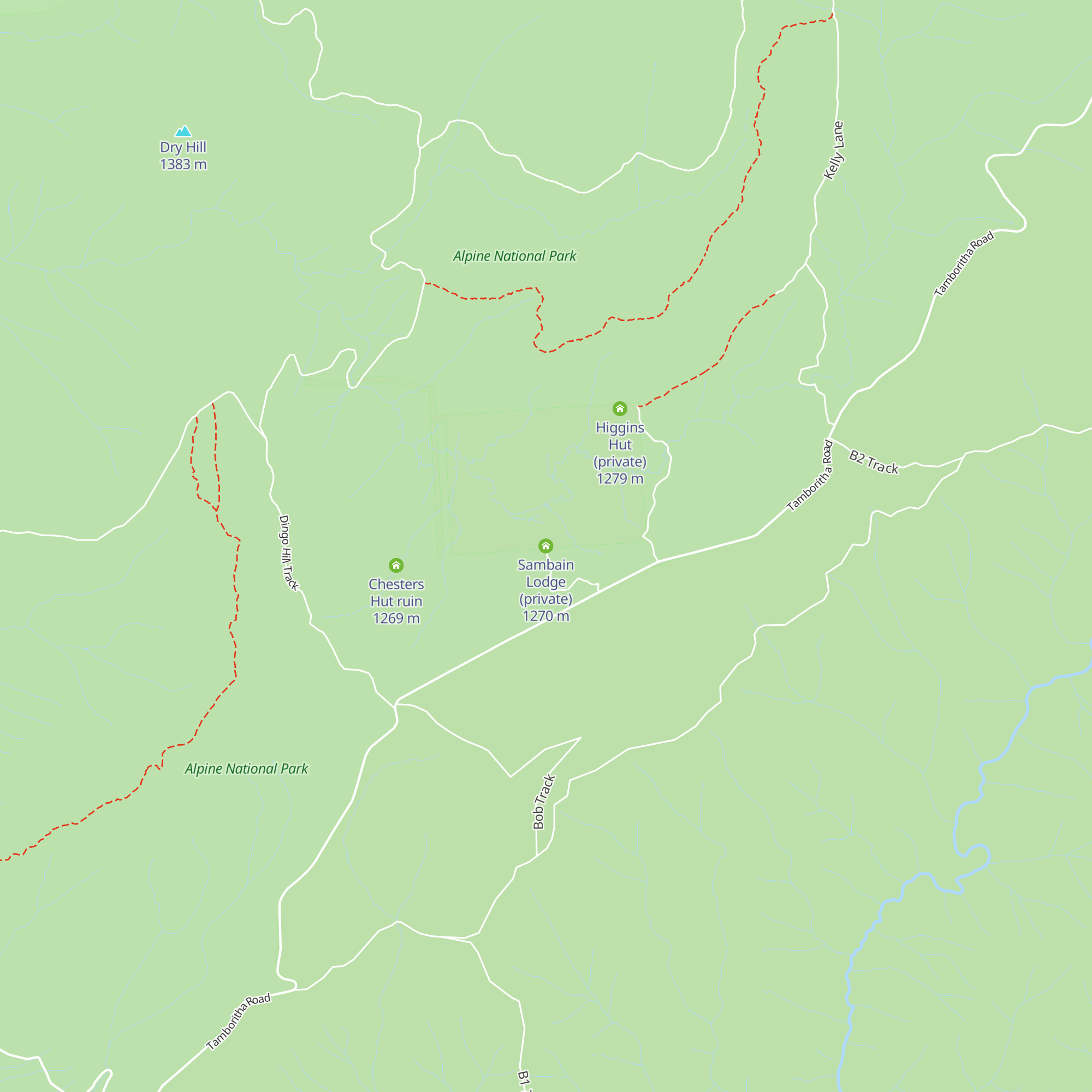 Sambain Lodge (private) map
