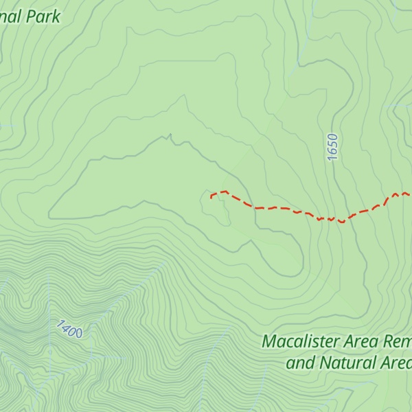 Map of Mount Reynard