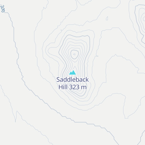 Map of Saddleback Hill