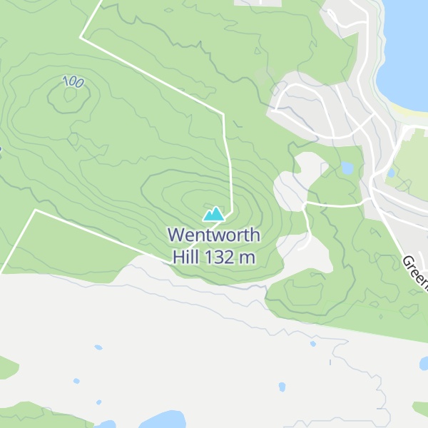 Map of Wentworth Hill