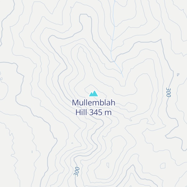Map of Mullemblah Hill