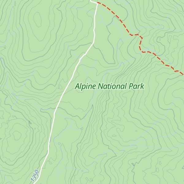 Map of McMichaels Hut