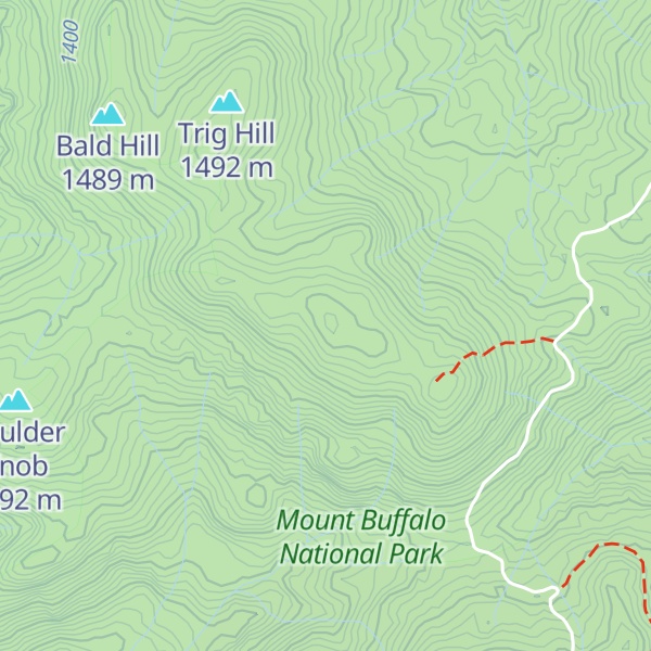 Map of Ulrich Peak