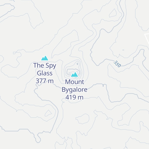 Map of Mount Bygalore