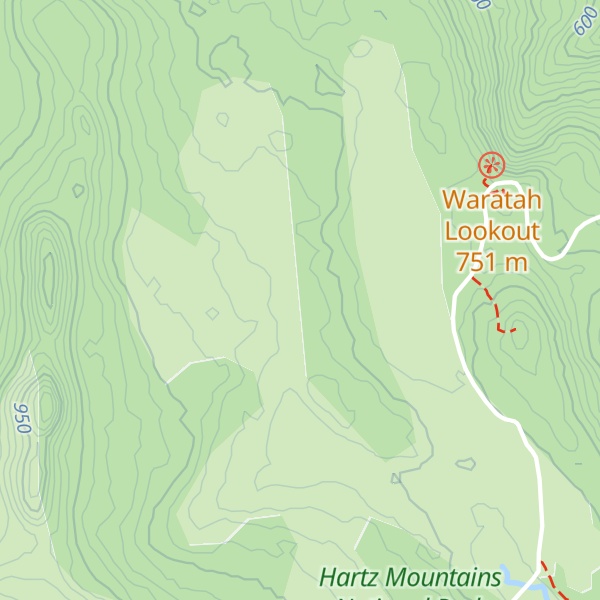 Map of Keoghs Pimple