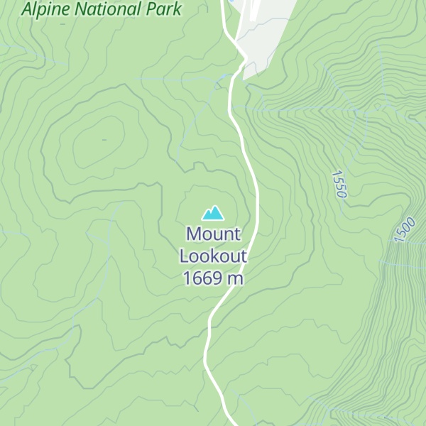 Map of Mount Lookout