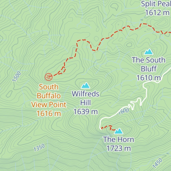 Map of Wilfreds Hill