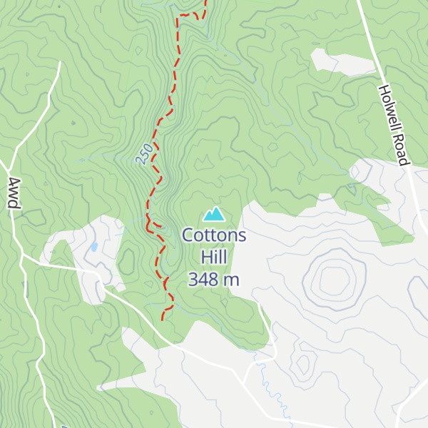 Map of Cottons Hill