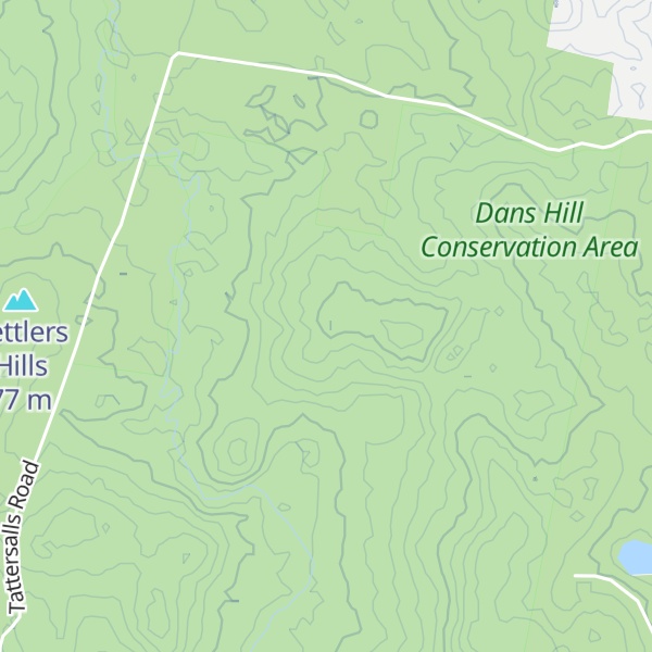 Map of Dans Hill