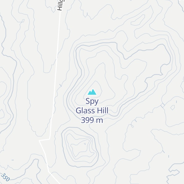 Map of Spy Glass Hill