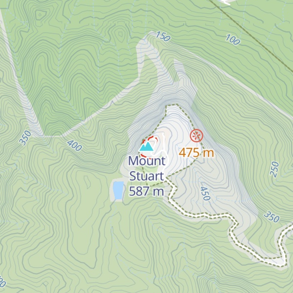 Map of Mount Stuart
