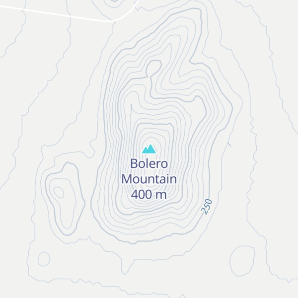Map of Bolero Mountain