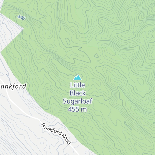 Map of Little Black Sugarloaf