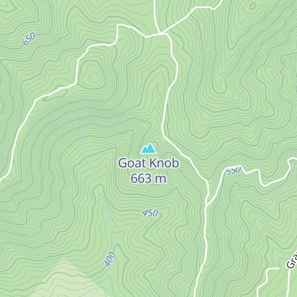 Map of Goat Knob