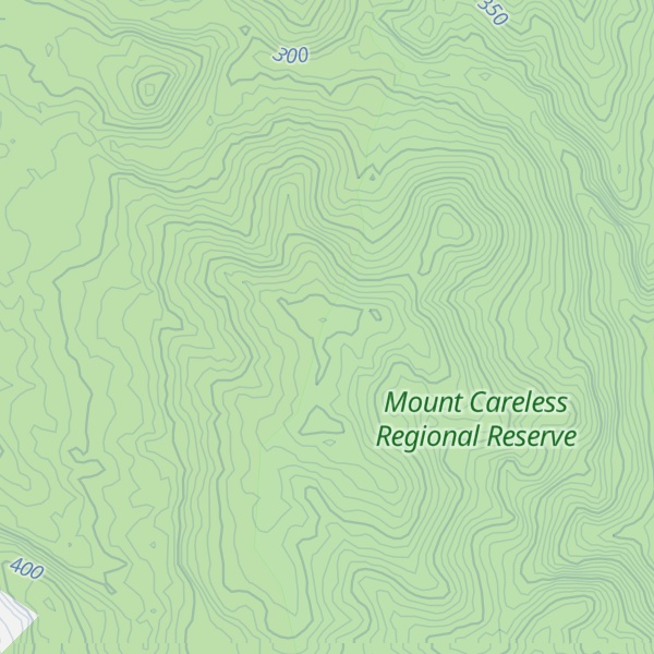 Map of Mount Careless