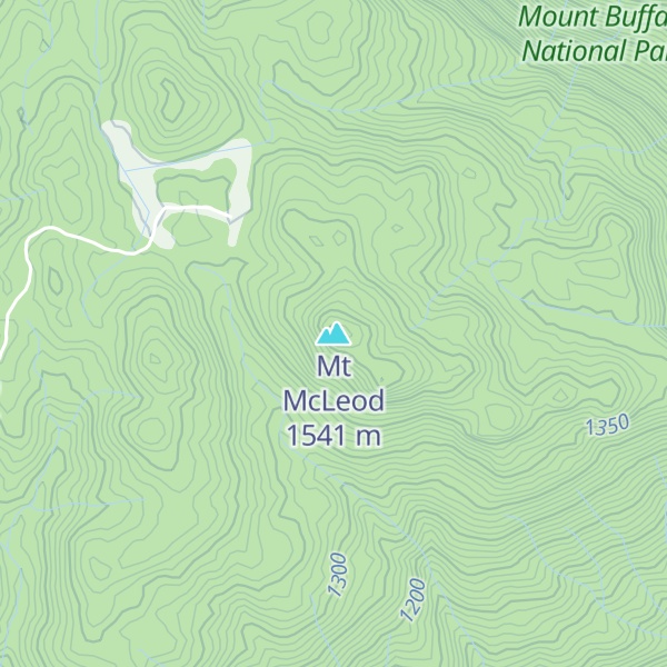 Map of Mt McLeod