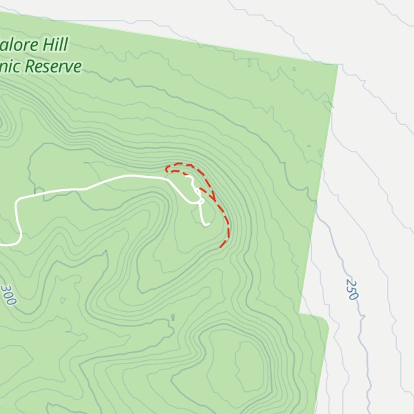 Map of Galore Hill