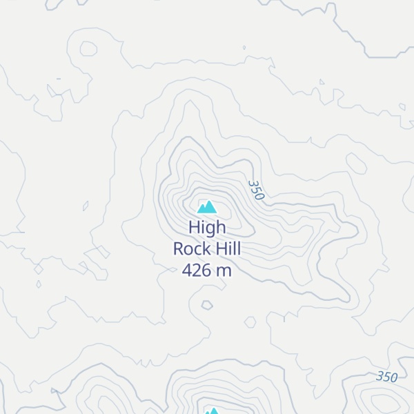 Map of High Rock Hill