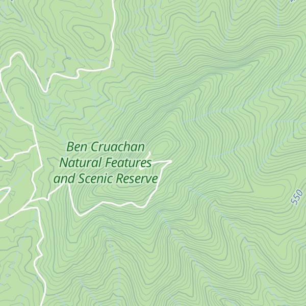 Map of Ben Cruachan