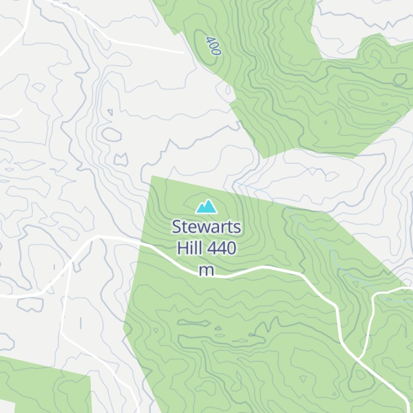 Map of Stewarts Hill
