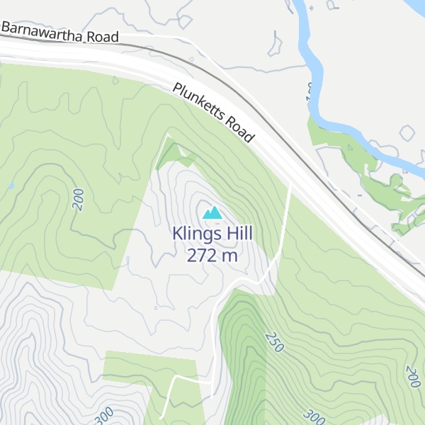 Map of Klings Hill