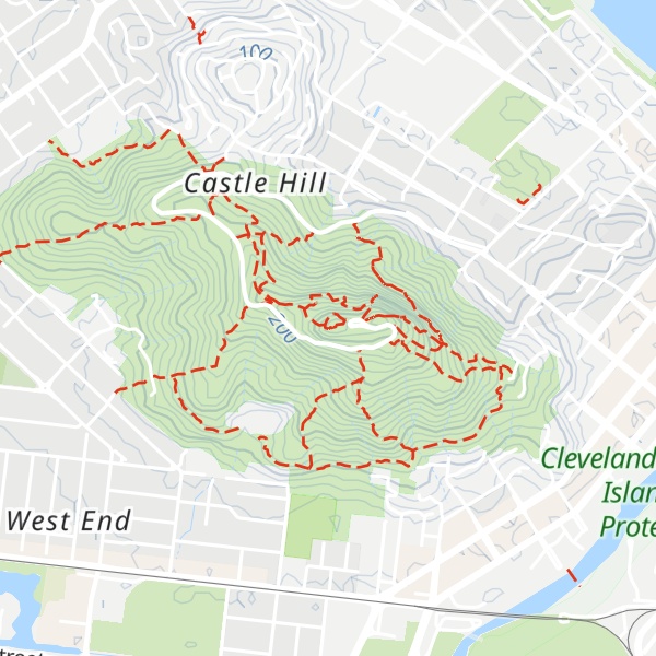 Map of Castle Hill