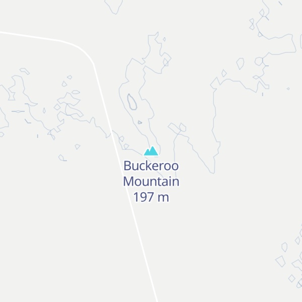 Map of Buckeroo Mountain