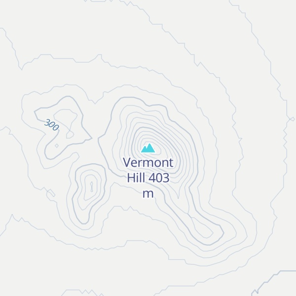 Map of Vermont Hill