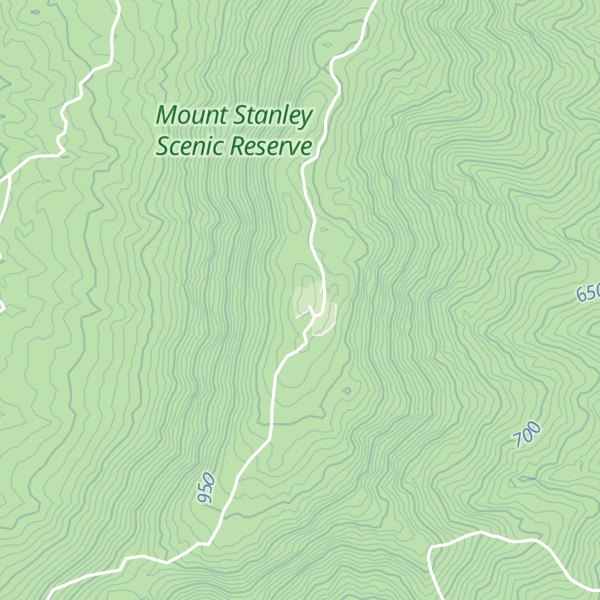 Map of Mount Stanley
