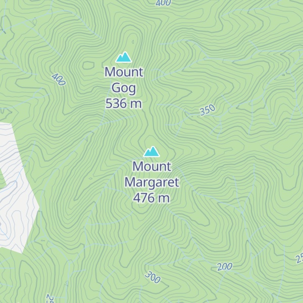 Map of Mount Margaret