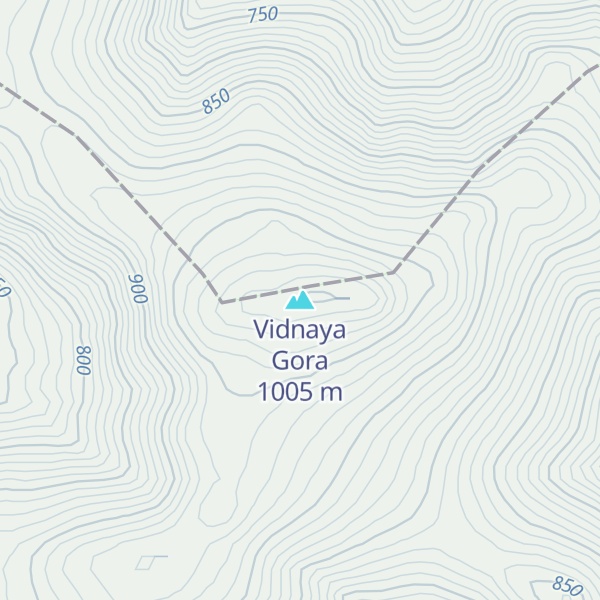 Map of Vidnaya Gora