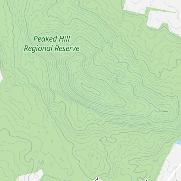 Map of Peaked Hill