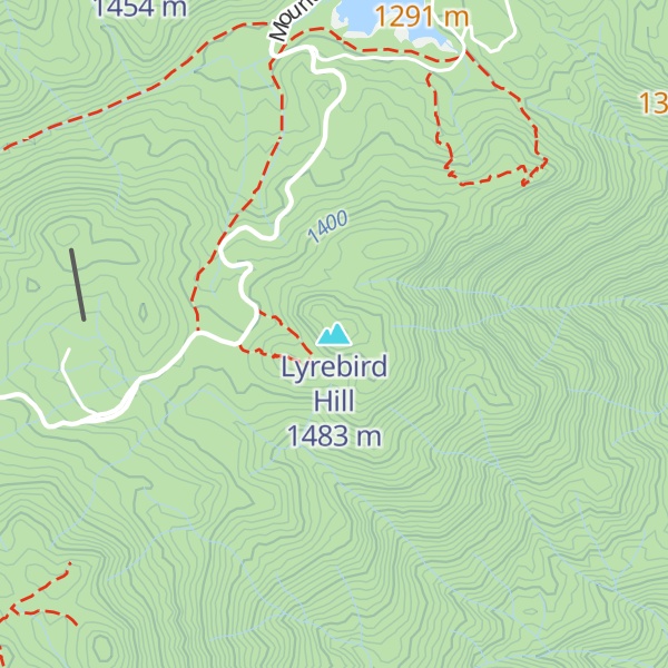 Map of Lyrebird Hill