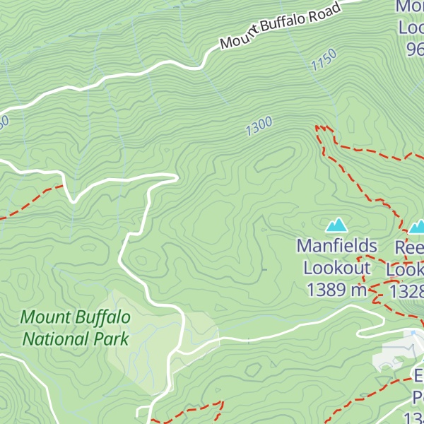 Map of Keasts Lookout