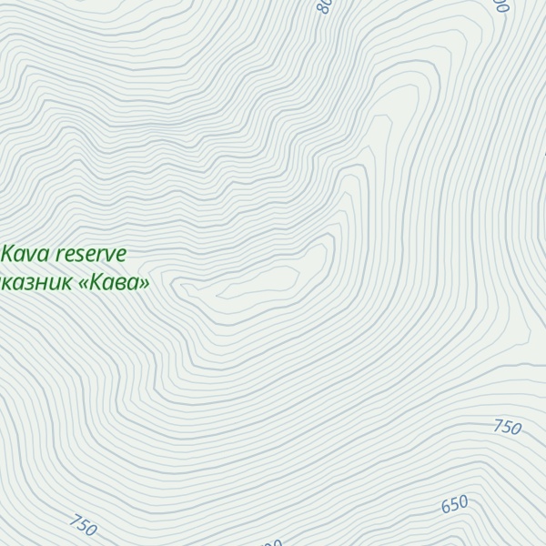 Map of Rzhavaya Gora