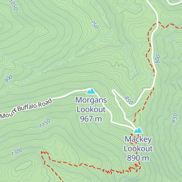Map of Staker Lookout