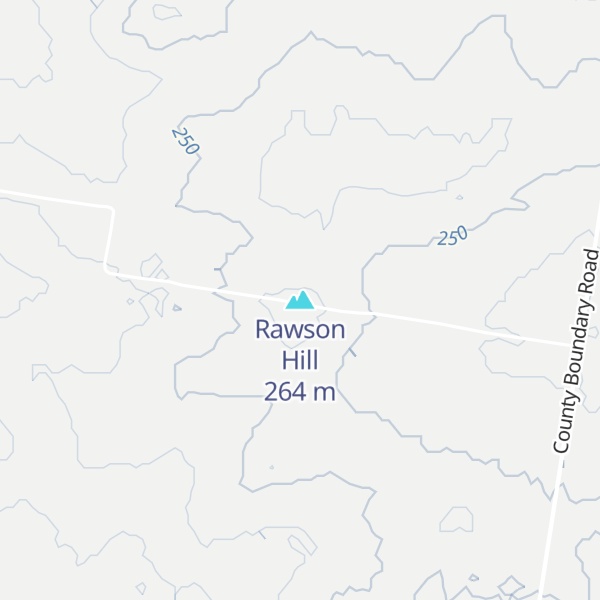 Map of Rawson Hill