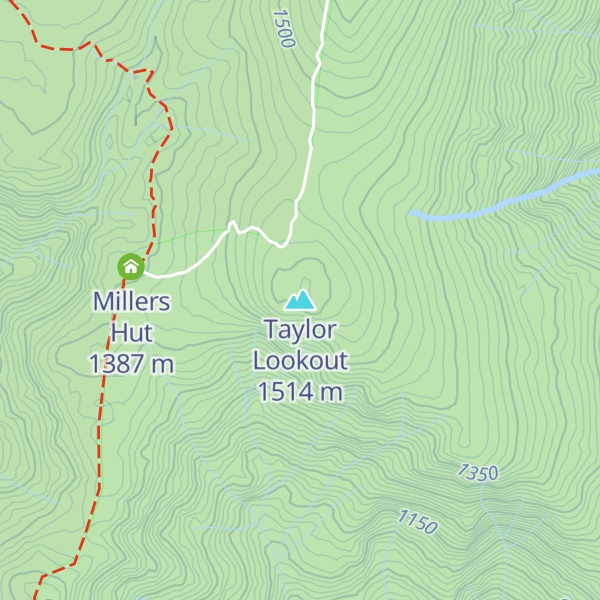 Map of Taylor Lookout