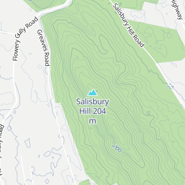 Map of Salisbury Hill