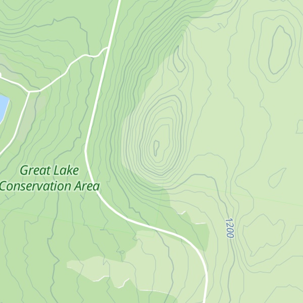 Map of Starvegut Hill