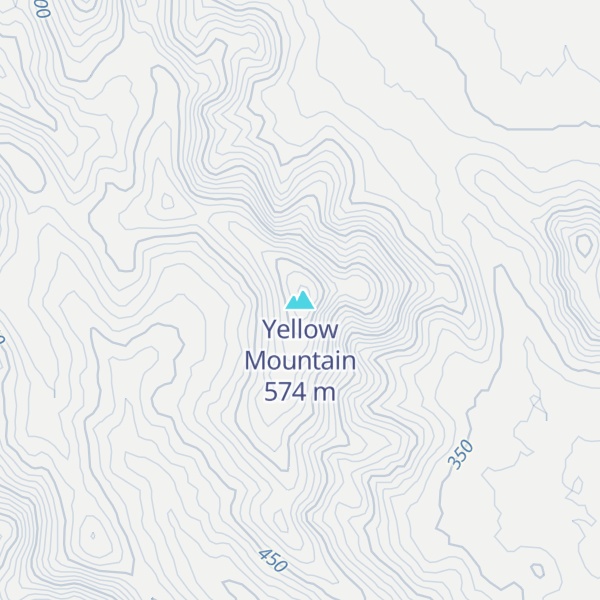 Map of Yellow Mountain