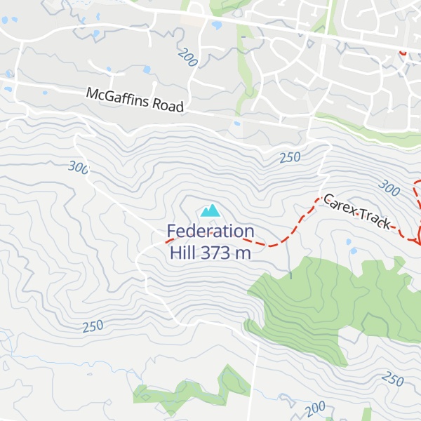 Map of Federation Hill