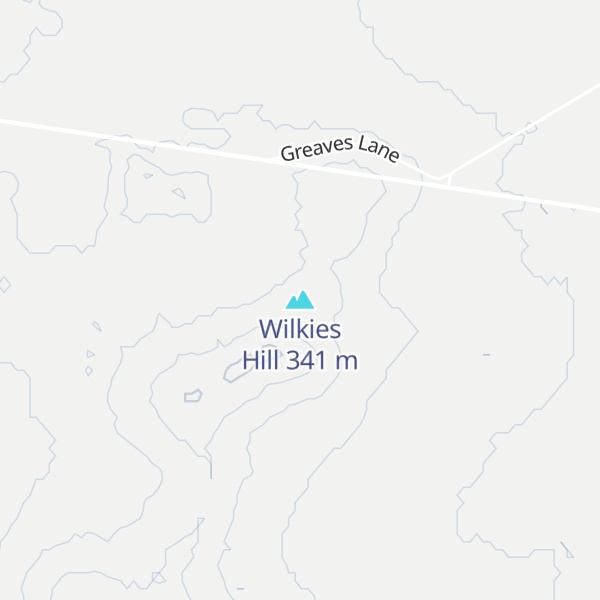 Map of Wilkies Hill