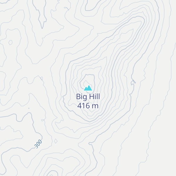 Map of Big Hill