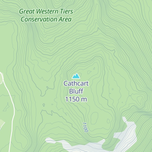 Map of Cathcart Bluff