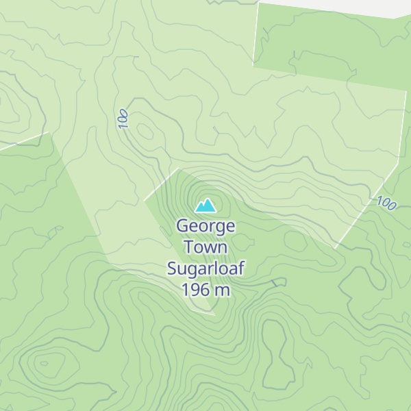 Map of George Town Sugarloaf