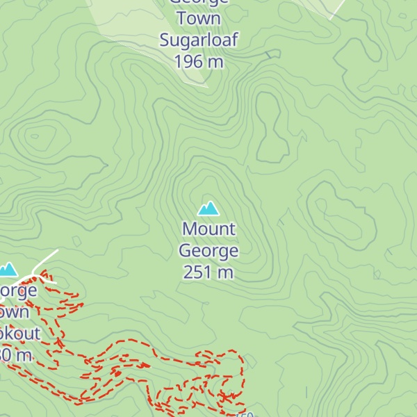 Map of Mount George