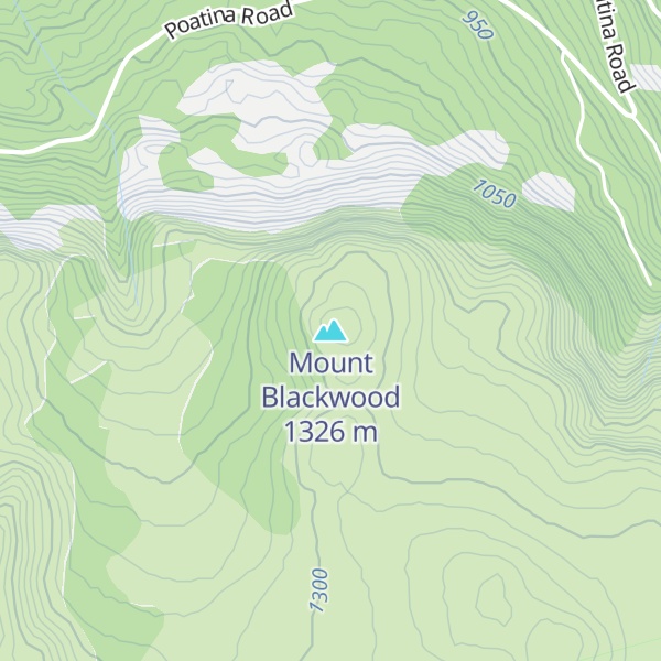 Map of Mount Blackwood