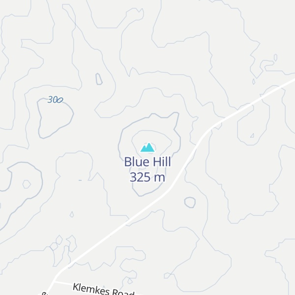 Map of Blue Hill