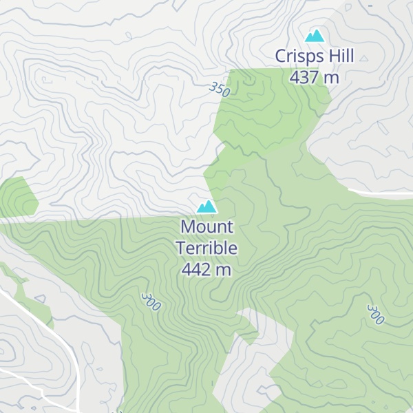 Map of Mount Terrible